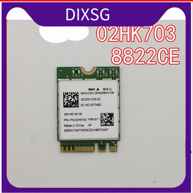 Для Realtek rtl8822ce 802.11ac 867 Мбит/с wifi bluetooth 5 0 ngff card