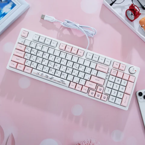 MAIMOOO Колпачки для клавиш PBT XDA русская раскладка