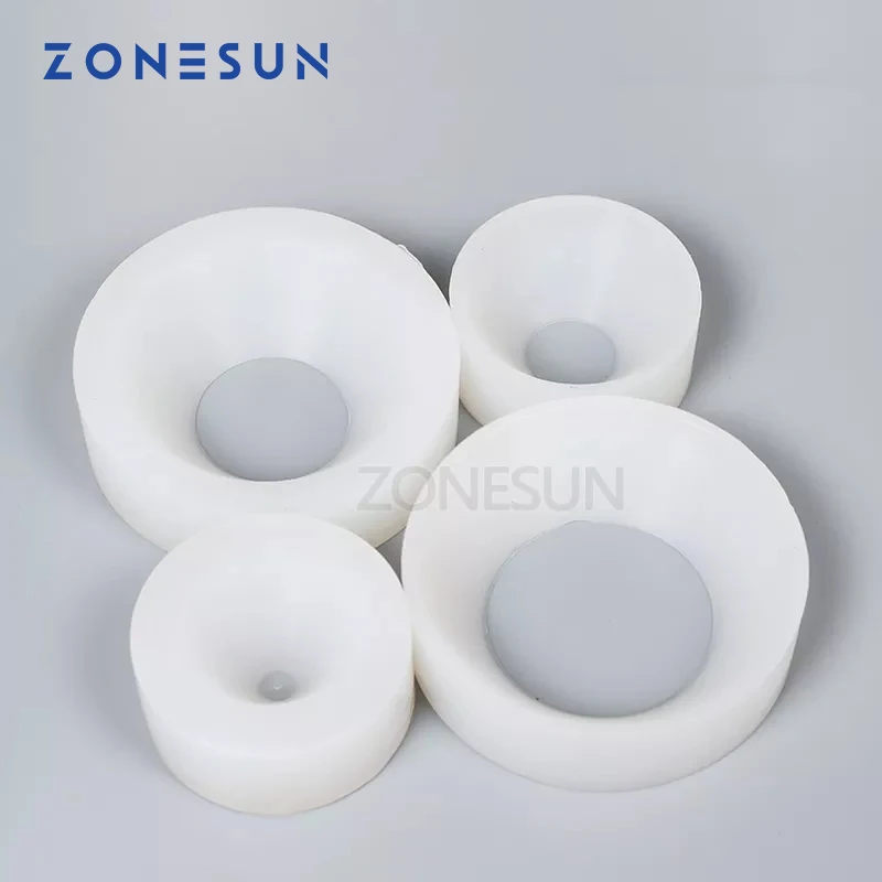 

ZONESUN Cap screwing chuck Plastic bottle cap adoptor of capping machine silicone capping chuck Rotary Capping Machine 10-50mm