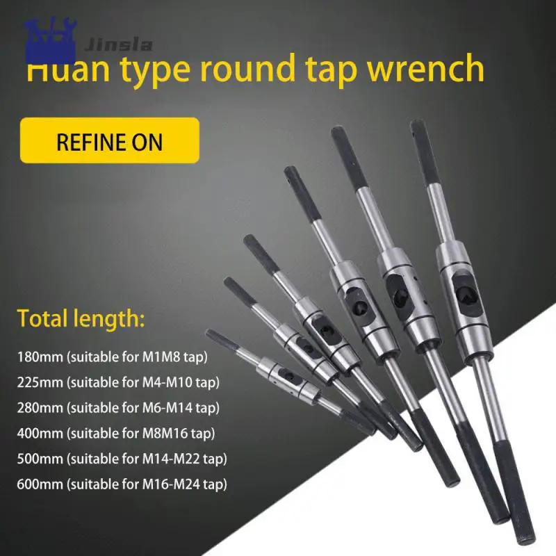 

3-6/6-14/10-16/14-22mm Tap Wrench Round Tap Wrench Tap Twist Tap All-steel