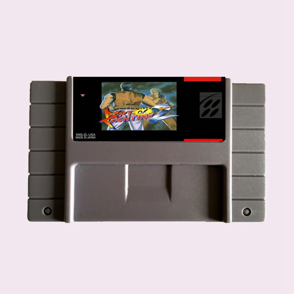 Высококачественная 16-битная игровая карта Art Of fighting 2 NTSC Big Gray для игровой версии США (art.: 7a7f28849) - 7a7f28849