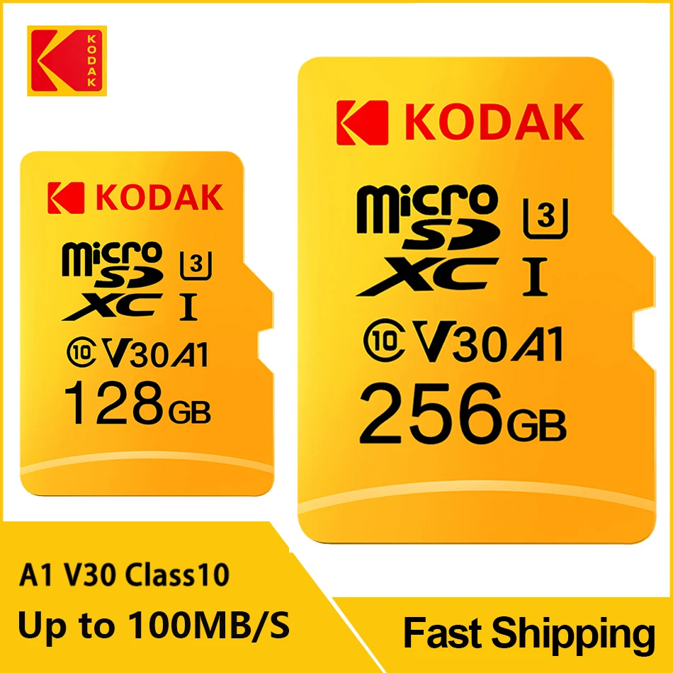 

Карта памяти Kodak высокоскоростная, 100 Мб/с, 32 ГБ, класс 10