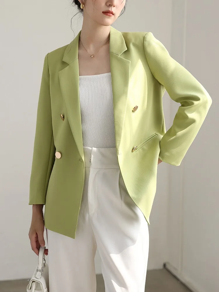 

2023 Autumn Blazers Elegant Women's Jackets Chic Casual Office Lady Suit Korean Fashion Jackets Luxury Woman Blazer Mujer Coat
