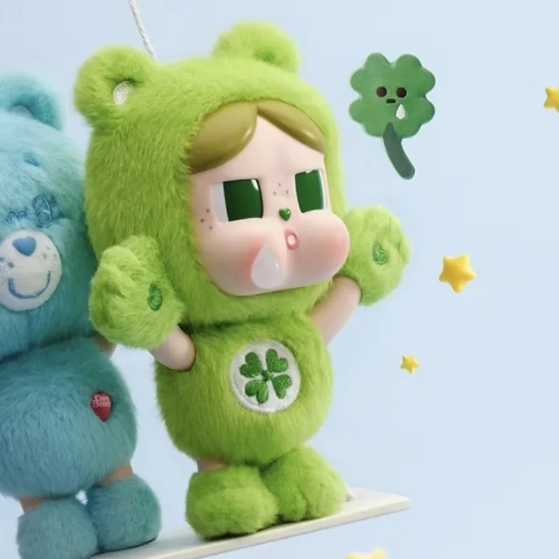 Фото POP MART CRYBABY Серия Care Bears Виниловый плюшевый брелок-подвеска Загадочная коробка Оригинальная слепая коробка Игрушки-сюрпризы Украшение для сумки Фигурки для дома №1