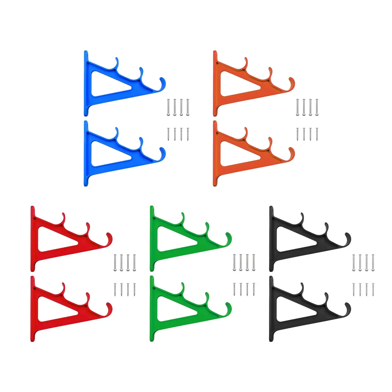 

2 Pieces Fishing Rod Storage Rack Weatherproof Durable for Home Vehicle Wall