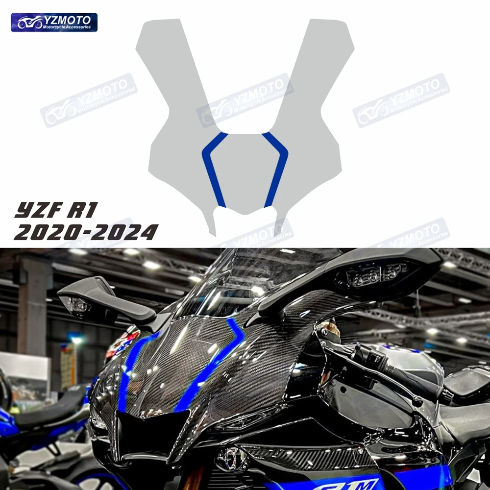 

Для YAMAHA YZF-R1 YZF R1 2020-2024 21 22 23 аксессуары для мотоциклов, наклейка на обтекатель, светоотражающая водонепроницаемая наклейка