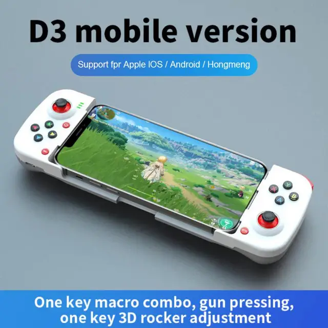 Gamepad For Mobile Game Bluetooth Wireless Stretch Game Controller Phones Gaming Gribs Joystick For IOS / Android / PS4 / Switch 1