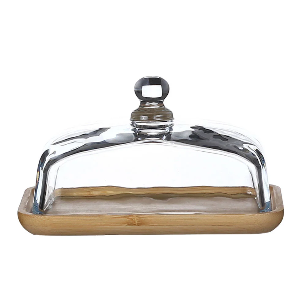 

Cake Butter Plate Dessert Domeplatter Tray Standcover Display Serving Dish Cheese Lid Server Cloche Holder Appetizer Bowlkeeper