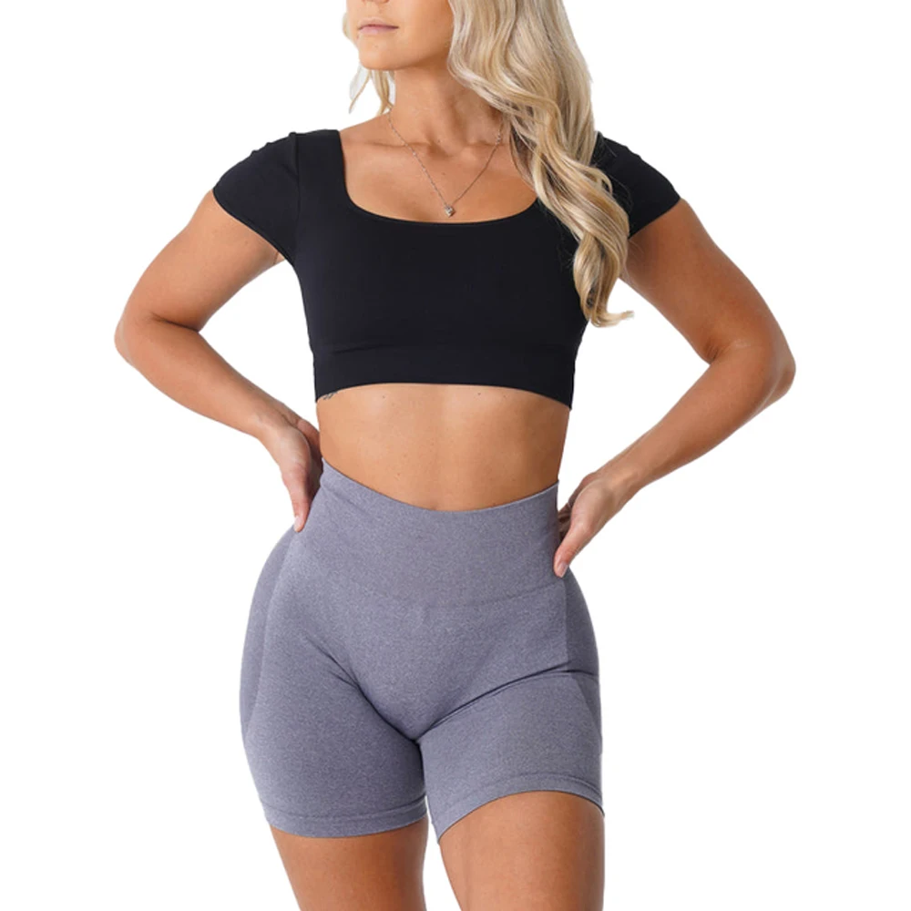 Nvgtn Women's Seamless Sports Bra Workout Fitness Yoga Bra Breathable Breast Enhancement Sports Leisure Underwear