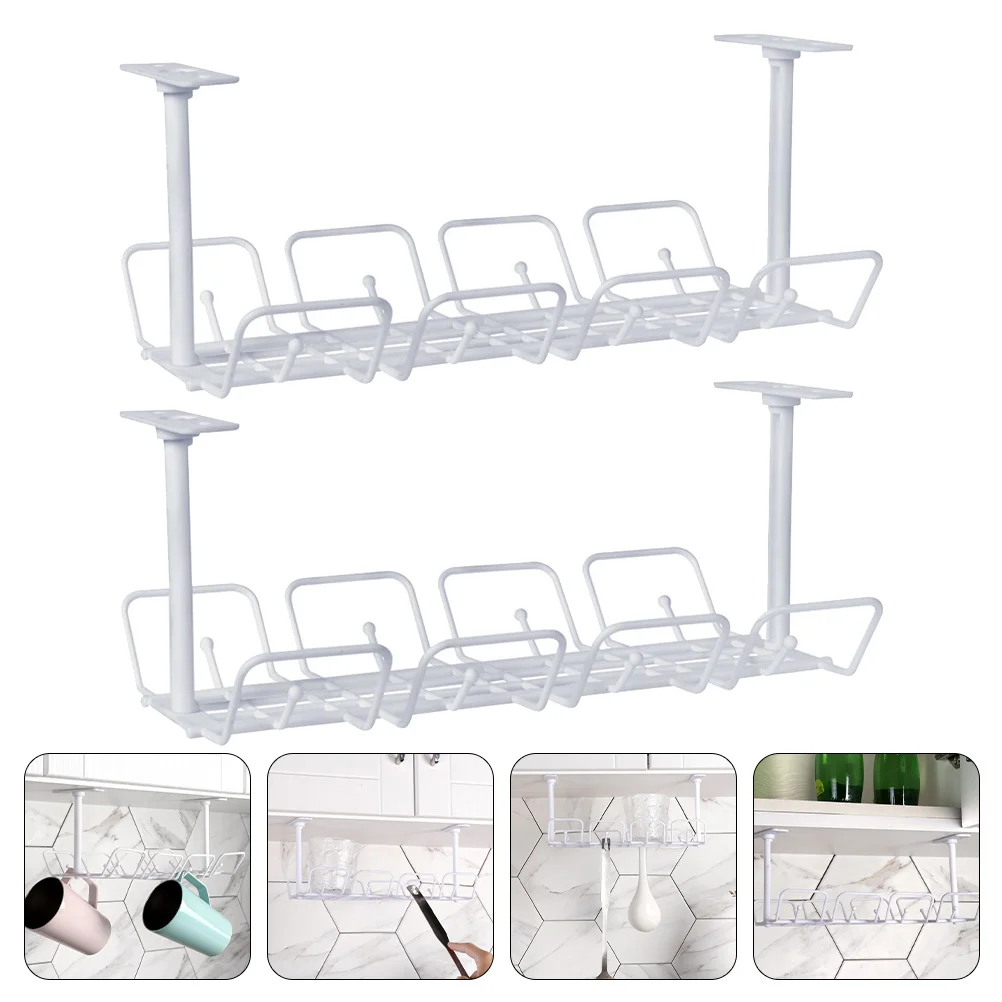 

2 Pcs Desk Cable Management Computer Wire Organizer Desk Cord Tray Tool Trays Table Wire Tray Power Cable Desk Cable Tray
