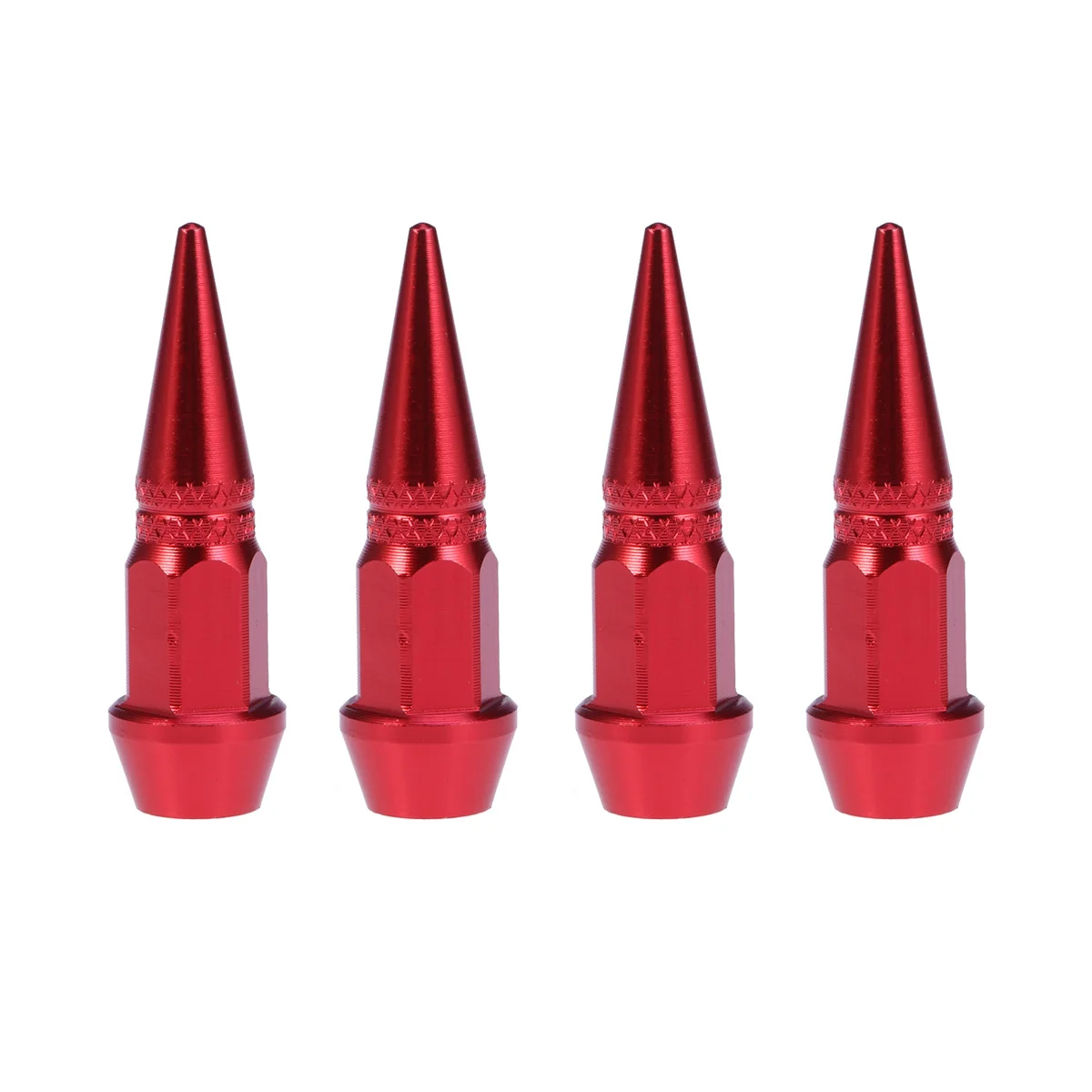 

4Pc Practical Rustless Car Tire Stem Caps Cusp Style Tire Cover