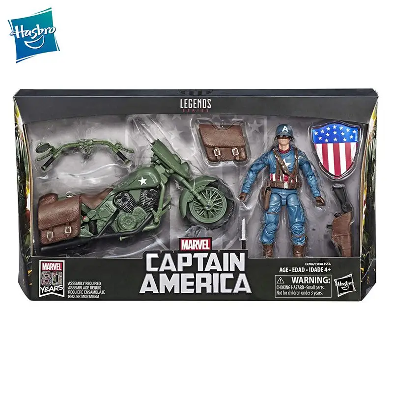 

Marvel Hasbro Legends Series 6 дюймов масштаб капитан Америка Коллекционная экшн-фигурка с фото и аксессуары для шлема Новинка