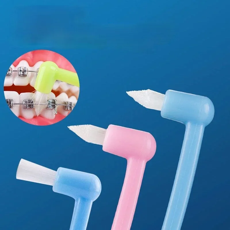 

Зубная щетка для чистки зубов, мягкая щетина, Ортодонтические зубные щетки, уход за полостью рта, чистка зубов