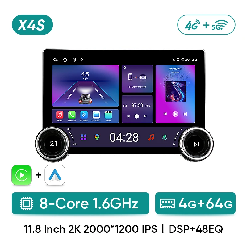 

Мультимедийный плеер Ainavi 11,8 дюйма для Toyota RAV4 Rav 4 XA30 2005-2013, Carplay, Android, авто, стереосистема