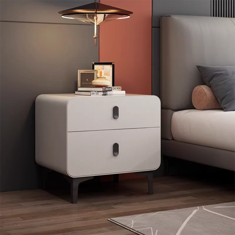 

Modern Bedroom Night Table Nordic Cheap Black Wooden Nightstands Luxury Unique Mesita De Noche Dormitorio Livingroom Furniture