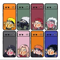 cute naruto cartoon shockproof cover for google pixel 6 6a 6pro 5 5a 4 4a xl 5g silicone black phone case shell soft coque capa