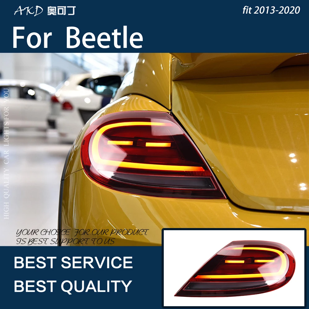 

Car Lights For Beetle 2013-2020 LED Auto Taillight Assembly Rear Lamp Animation Dynamic Highlight Backlight Tools Accessories