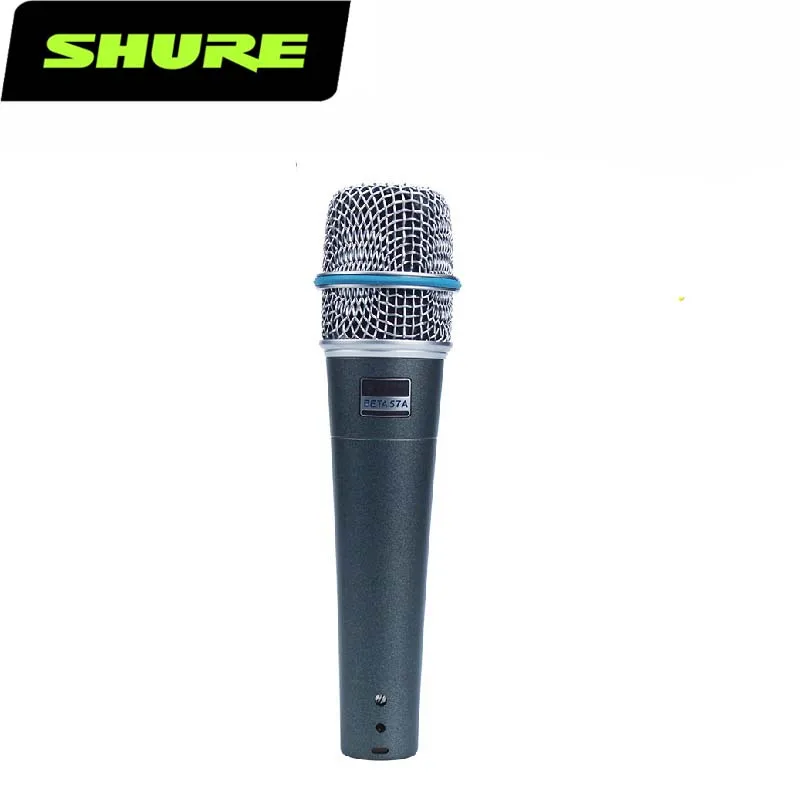 

SHURE Beta 57A Wired Microphone Dynamic Cardioid Studio Home Record Handle Mic for Karaoke Music Stage Performance