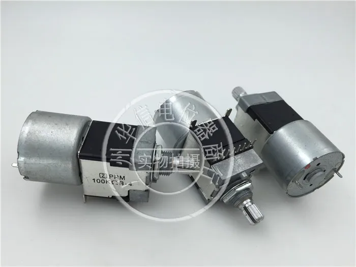 

[VK] [WHE 1615A] отечественный двойной потенциометр Z с двигателем B100K -4 длина ручки 15 мм цветочный выключатель