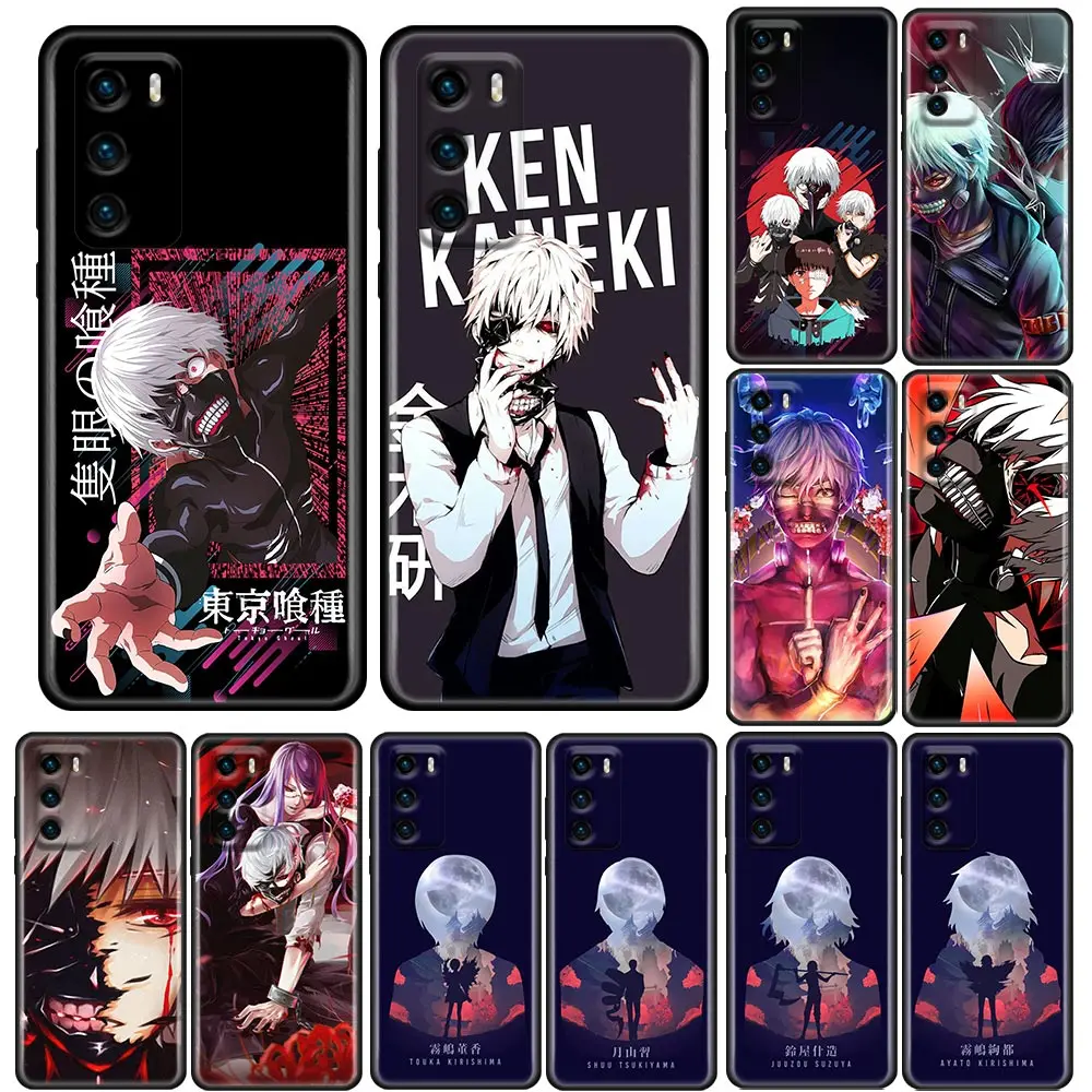 

Tokyo Ghoul Japan Anime Comic Phone Case For Huawei P50 P50E P40 P30 P20 P Smart 2021 2020 2019 2018 Lite Pro Plus Pocket Cover