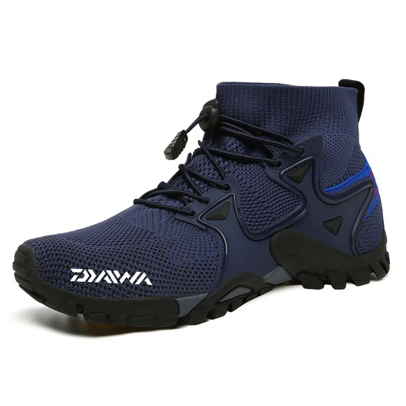 

Fishing Shoes Anti-Slip Men's High Gang Outdoor Climbing Camping Plus Size Mesh Breathable Sneakers Wading Hiking Fishing Shoes