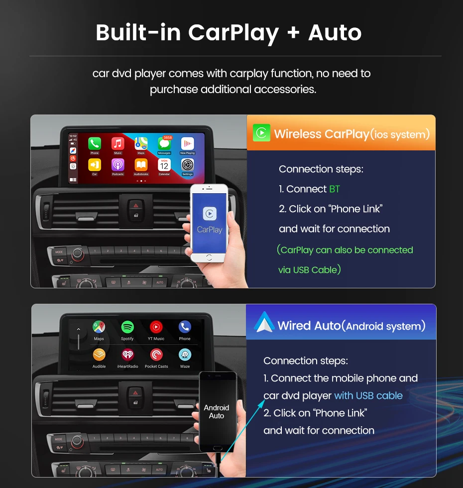 NaviFly 12 3 &quot6 + 128G Android 11 автомобильный dvd-плеер для BMW X3 F25 X4 F26 2013 - 2017 CIC NBT Carplay 360 камера