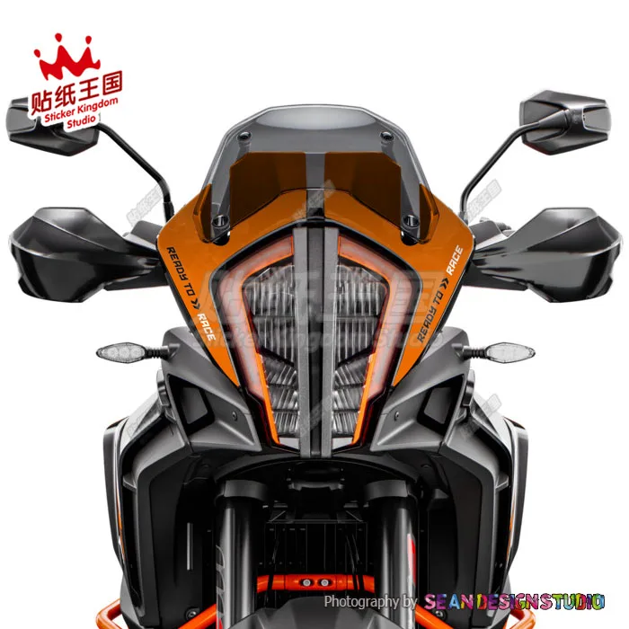 1 пара для KTM 2017-2020 1290 ADV SUPER ADVENTURE R/S kit Head трафарет Водонепроницаемая наклейка |