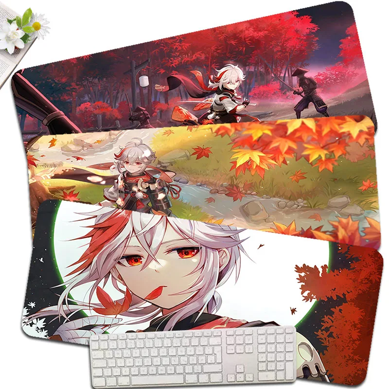 

Genshin Impact Kaedehara Kazuha Extra Large PC Gaming Mouse Pad Gamer Desk Mats Keyboard Pad Mause Pad Muismat Desktop Mat