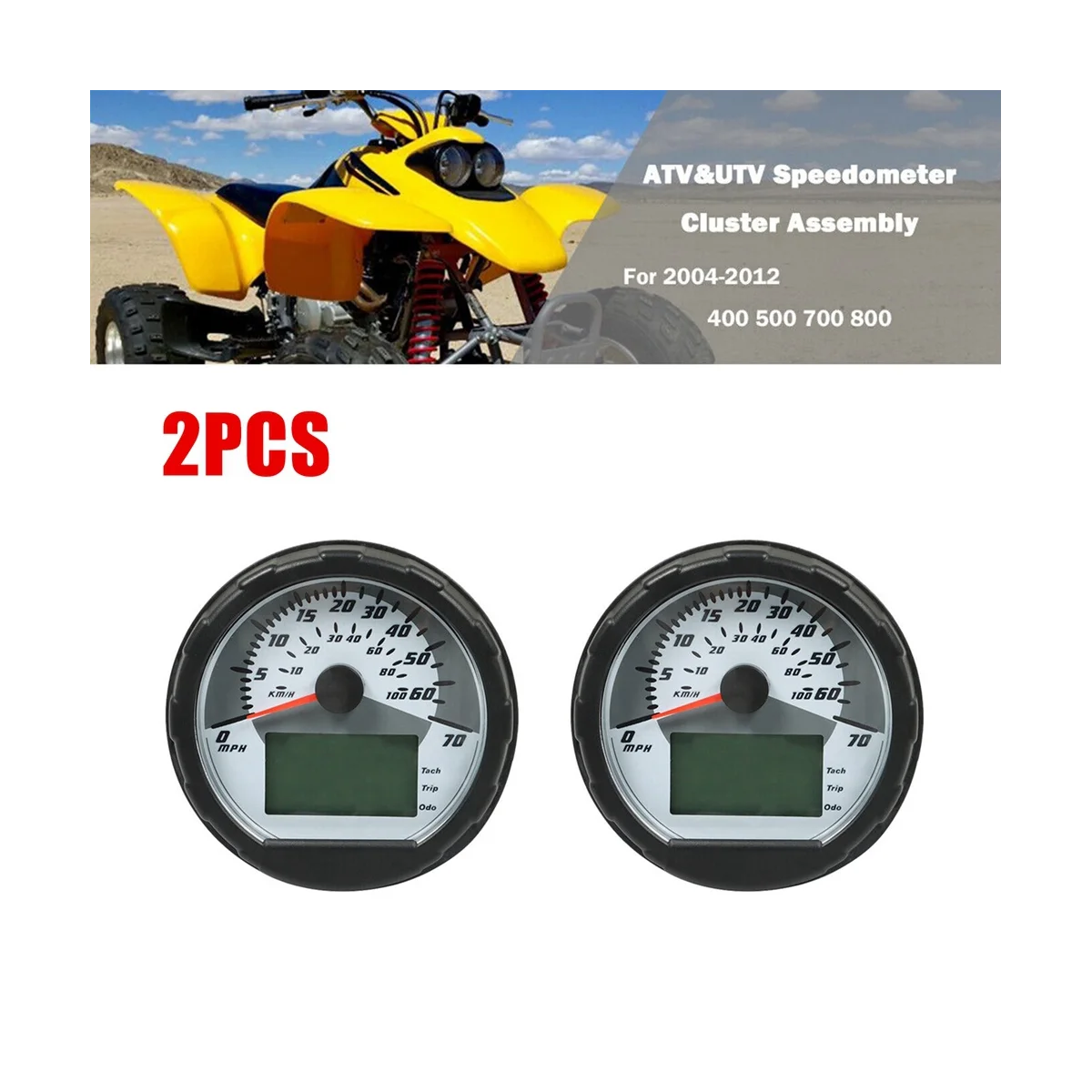 

2X ATV Speedometer Cluster Assembly Fits for Polaris Sportsman 400 500 700 800 3280431