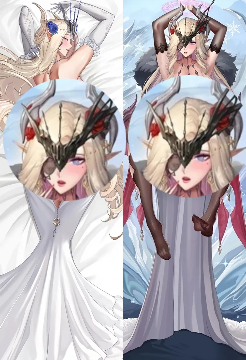 Аниме игра The Fair Lady La Signora Rosalyne-Kruzchka Lohefalter Crimson Witch Косплей Dakimakura наволочка