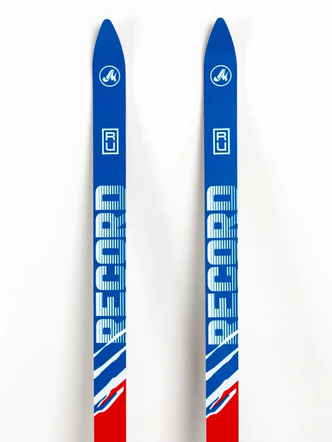 Лыжи подростковые 160 см пластик / для мальчика девочки школьные лыжи пластиковые -