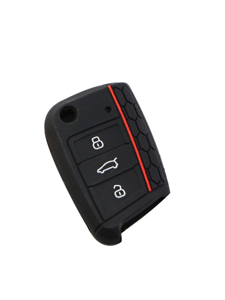 

3 кнопки силиконовый чехол для брелка с ключом для VW Polo 2016 Golf 7 MK7 для Skoda Octavia Combi A7 для Seat Leon Ibiza CUPTRA