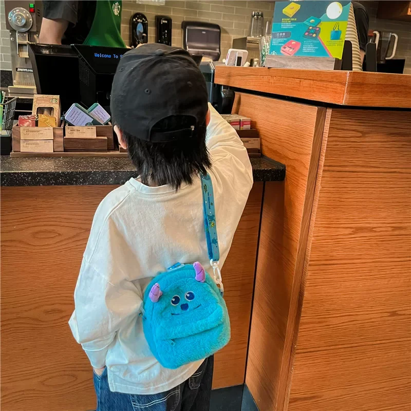 Disney Fury Monster Sullivan большой емкости прозрачный рюкзак сумка через плечо Crossbody