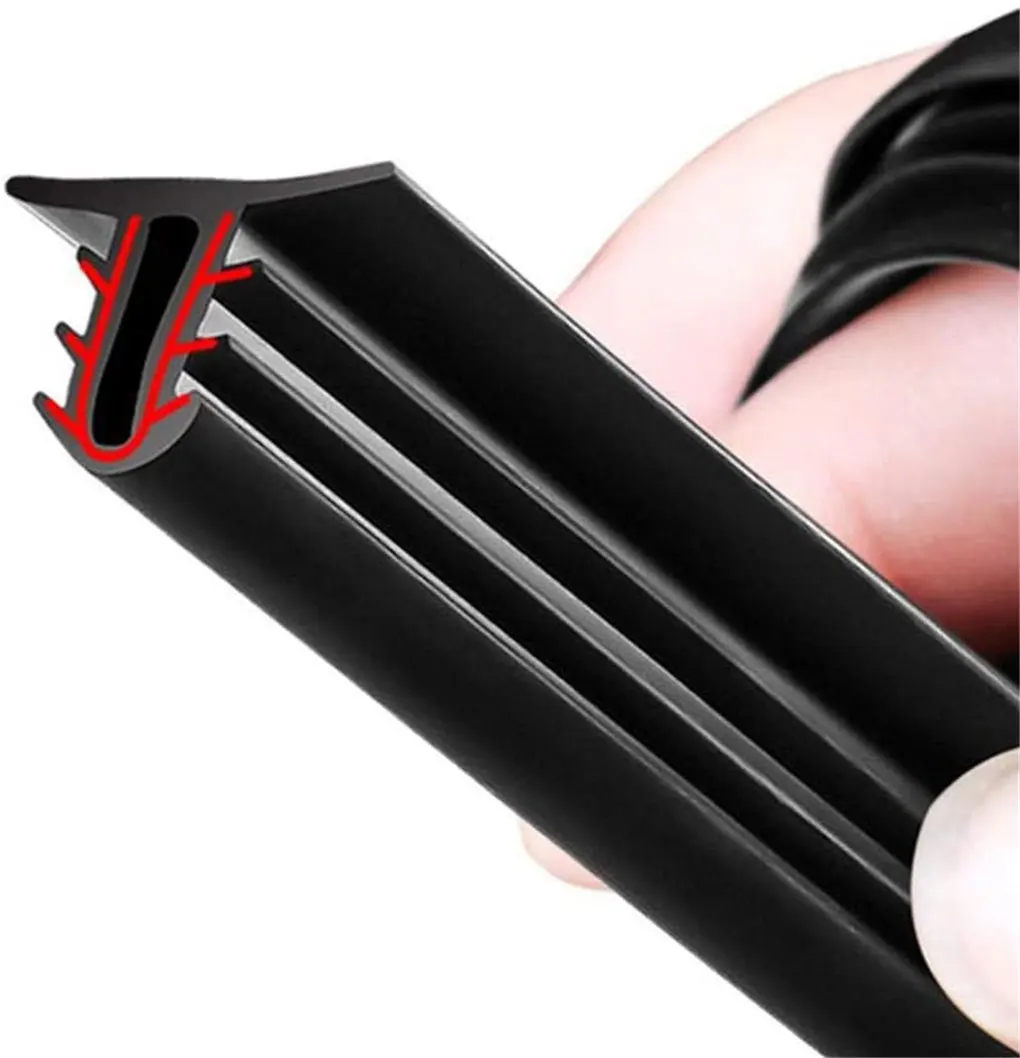

Car Trim Strip Center Console Dashboard Molding Insert Decorating Dust Proof Soundproof Rubber Strip