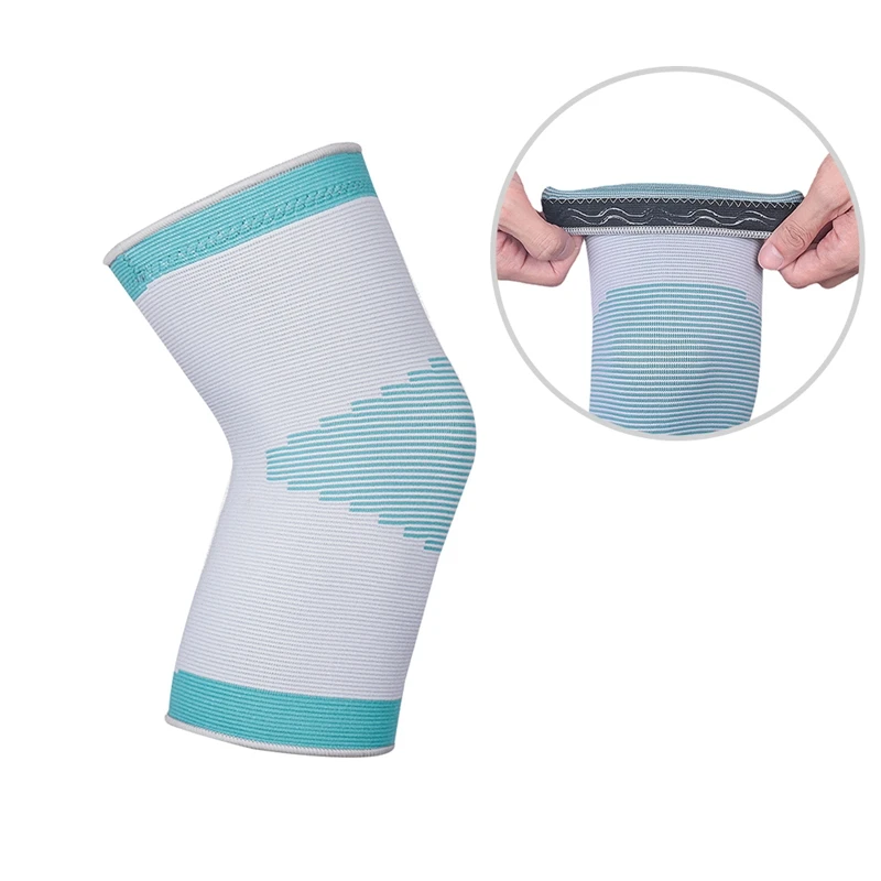 

ELOS-Fitness Running Cycling Knee Support Braces Elastic Nylon Sport Compression Knee Pad Sleeve For Basketball Volleyball