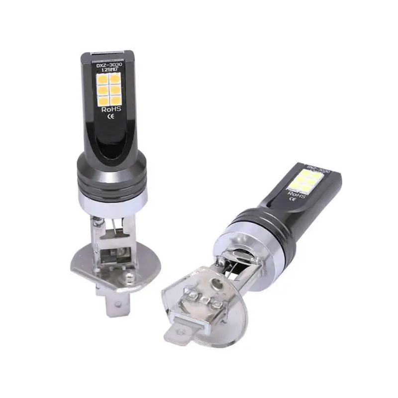 

2 шт., лампы для противотуманных фар H8 H11, H7 9005 9006 H1 H3 3030SMD