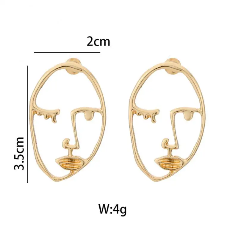 

Винтажные серьги, золотые полые серьги-кольца, золотые, этнические, для женщин