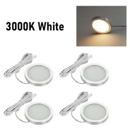 4 шт. светодиодный 12 В для кемпинга, автомобиля, потолочный светильник, лампа для чтения на колесах, лодка, кемпер, прицеп, автофургон, внутреннее освещение салона автомобиля для автомобиля, дома