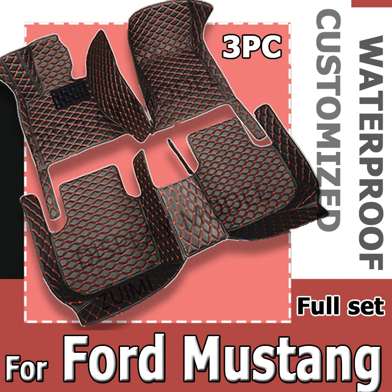 

Car Floor Mats For Ford Mustang Mach-E 2021 2022 Custom Foot Pads Automobile Carpet Cover Interior Accessories