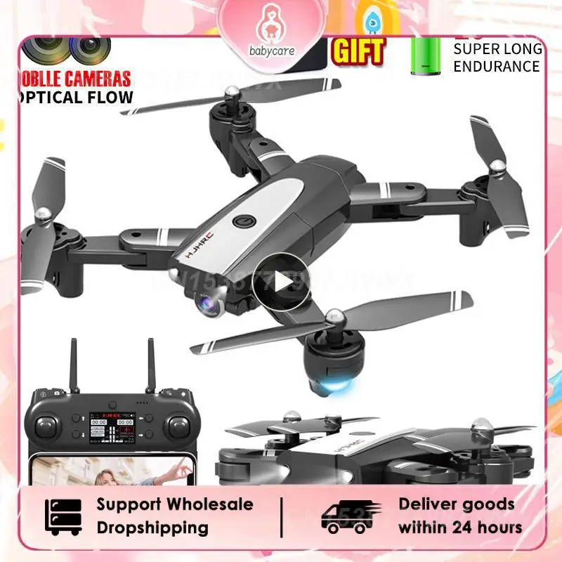 Дрон HJ68 для аэрофотосъемки, UAV, оптическое позиционирование, Радиоуправляемый квадрокоптер, UAV с камерой 1080P/4K HD 120 °, фиксированная высота, управление через приложение