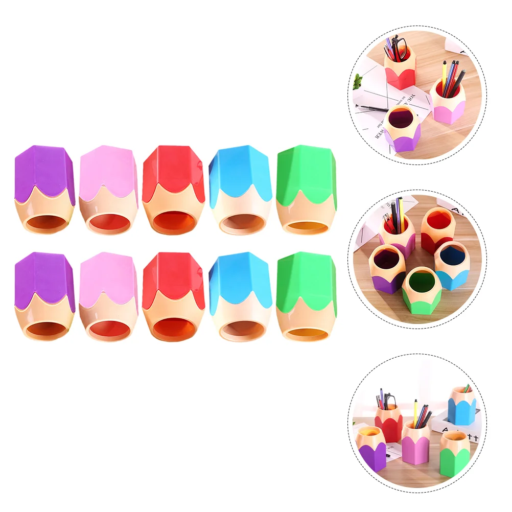 

Holder Student Desk Buckets Classroom Office Cute Containers Kawaii Organizer Pencils Holders