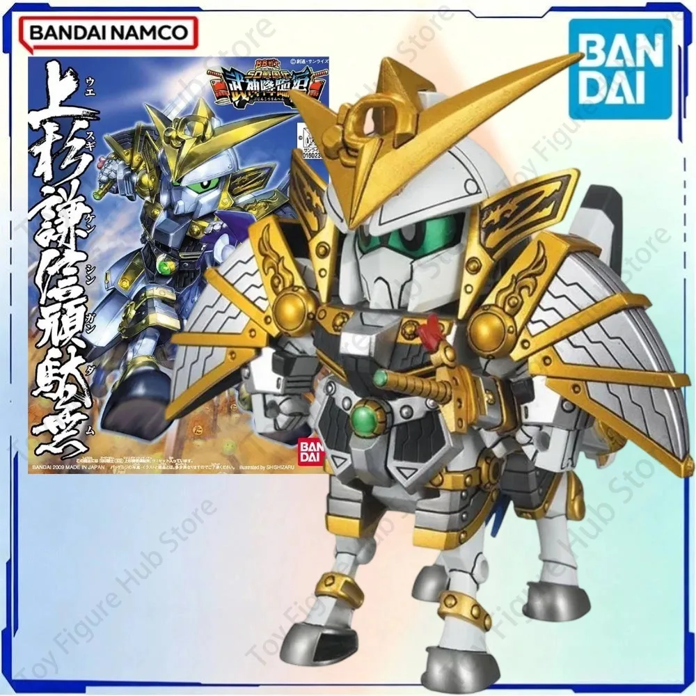 Фото Официальный оригинальный набор моделей Gundam от BANDAI: фигурки SD BB Senshi Uesugi Kenshin Sengokuden Bujin Kourin Hen Gunpla, аниме-игрушка. №1