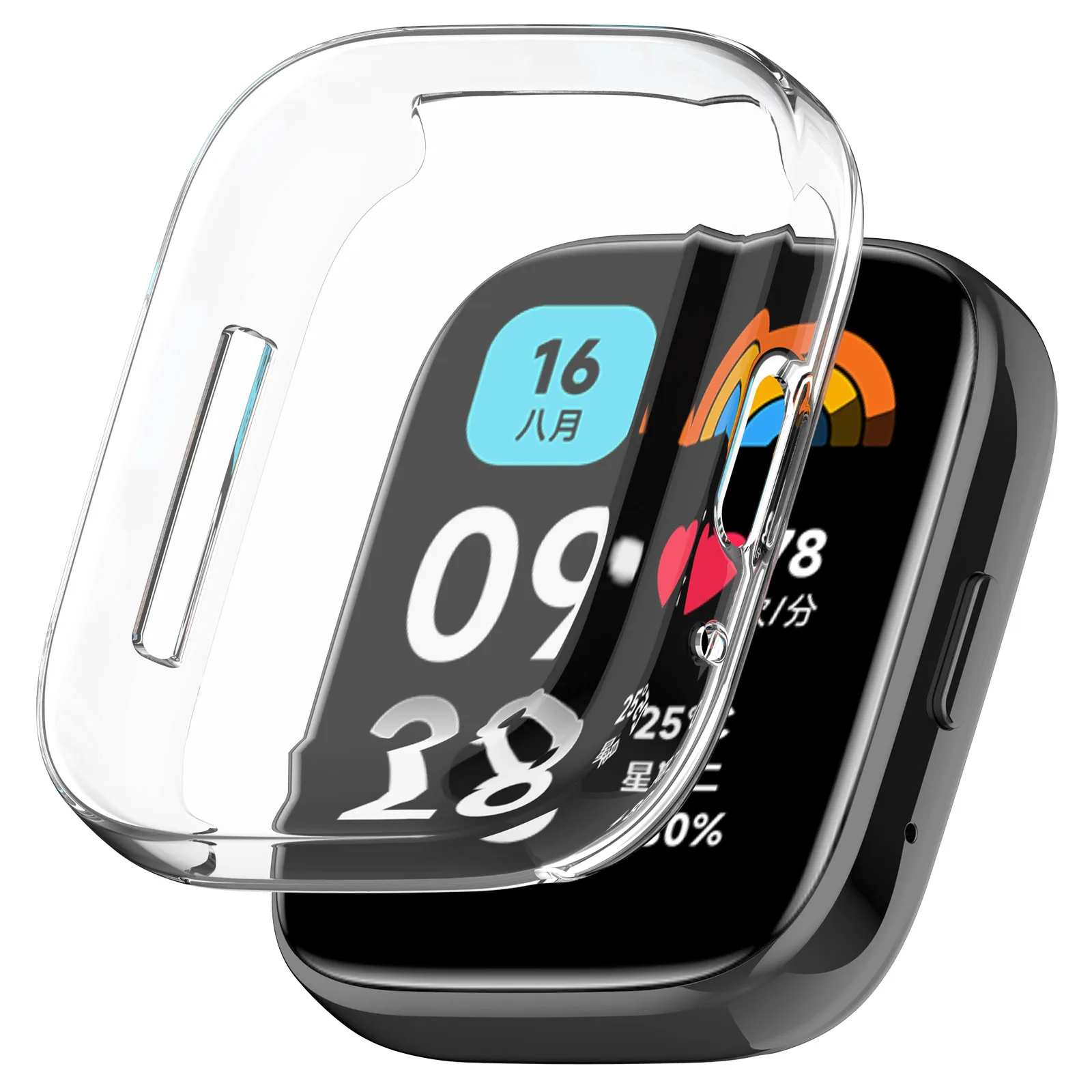 Фото Защитный чехол из мягкого силикона и ТПУ для смарт-часов Redmi Watch 3 Active №3