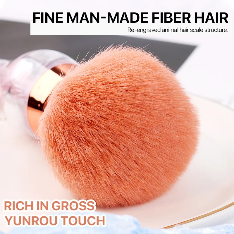 Кисть для пудры XJING Рассыпчатая кисть с винным бокалом Профессиональная мягкая