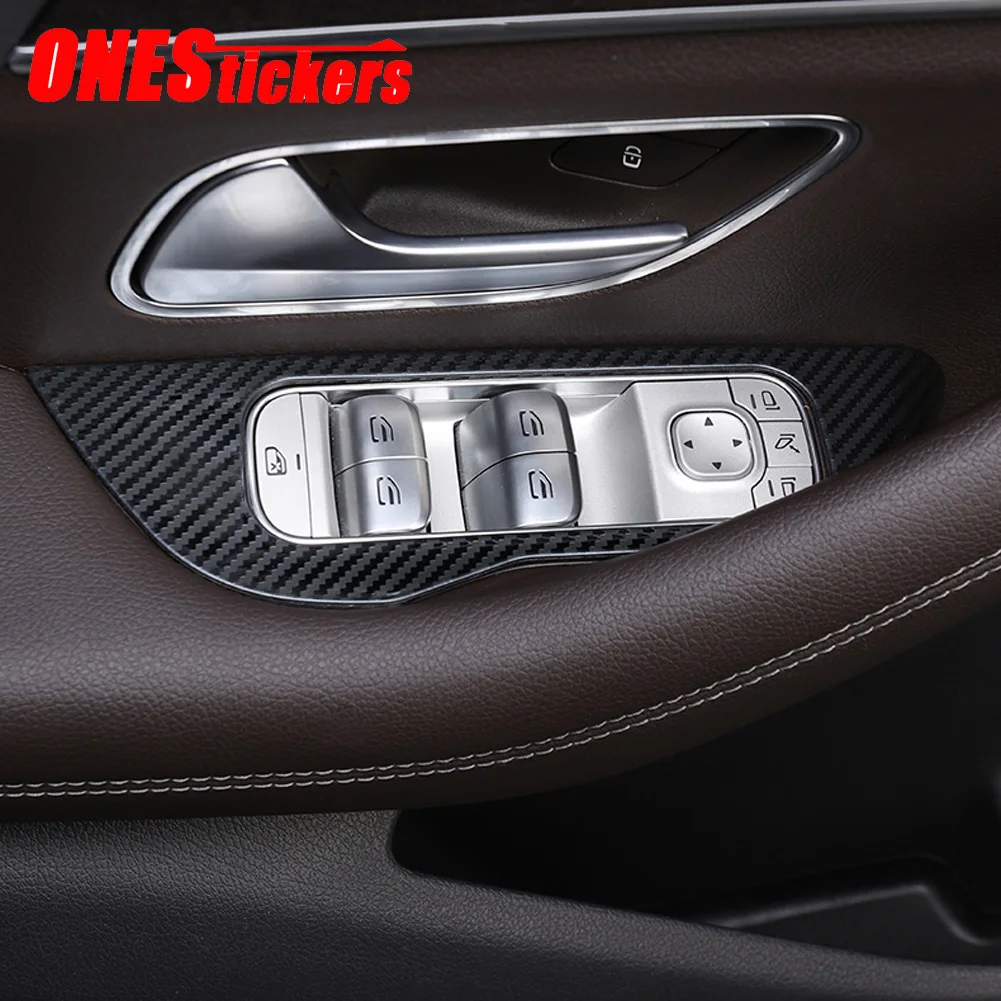 

Автомобильные аксессуары для Mercedes Benz GLE GLS Class W167 V167 GLE350 GLE450 X167 2020 2021, стеклоподъемные кнопки, крышка, отделка рамы