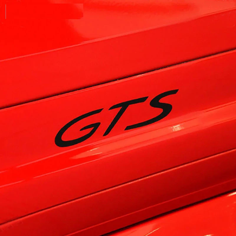 Для Porsche Cayenne Cayman Panamera Macan 911 718 928 901 930 2 шт. автостайлинг GTS эмблема кузова Стик