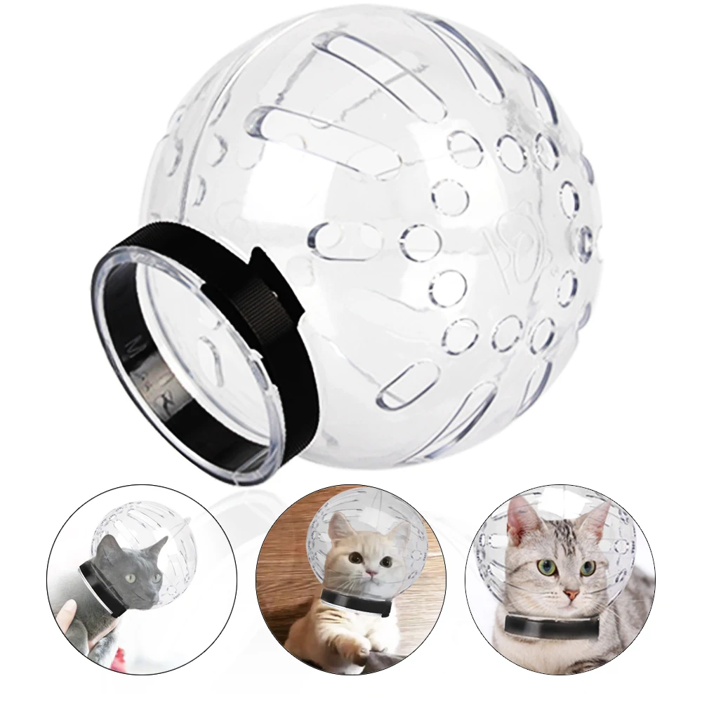 

Breathable Grooming Protective Cats Anti-bite Supplies Cat Small Anti-licking Bathing Hood Mask Grooming Pets Bag Muzzle Space