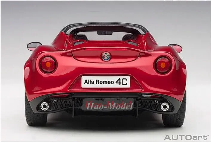 AUTOART 1/18 для Alfa Romeo 4C литая под давлением модель автомобиля имитация игрушки