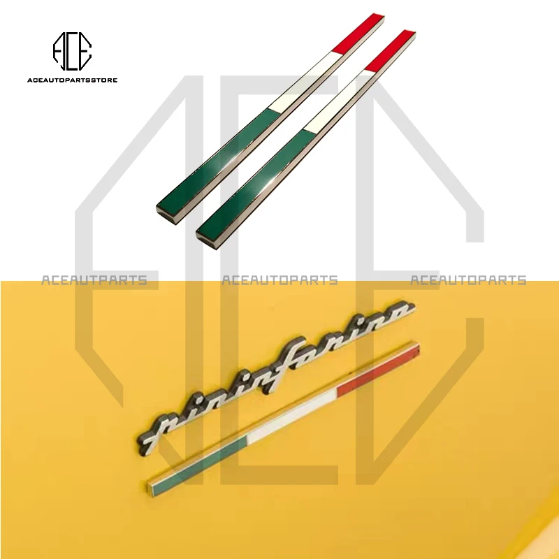 Значок с флагом Италии логотип боковой юбки 84706300 Автомобильная наклейка для Ferrari