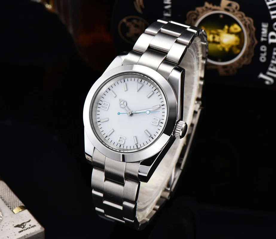 

Men's Mechanical Watch 40mm Sapphire Mirror Automatic Movement Diving Airmaster Series Watch White 369